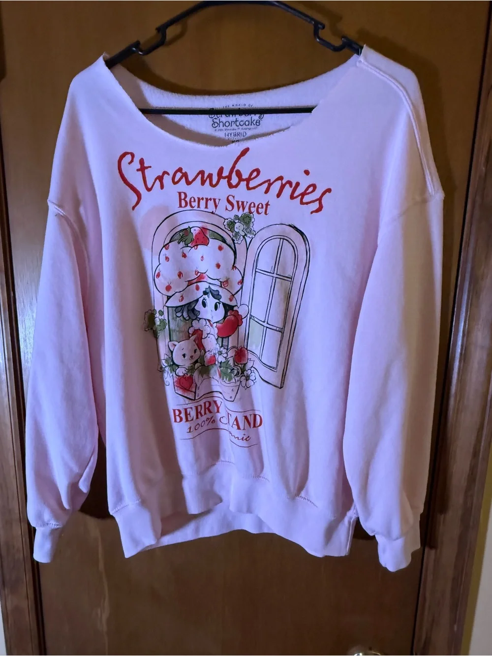 Pink 'Strawberry Shortcake Graphic Sweatshirt - Berry Sweet
